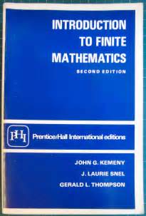 introduction to finite mathematics